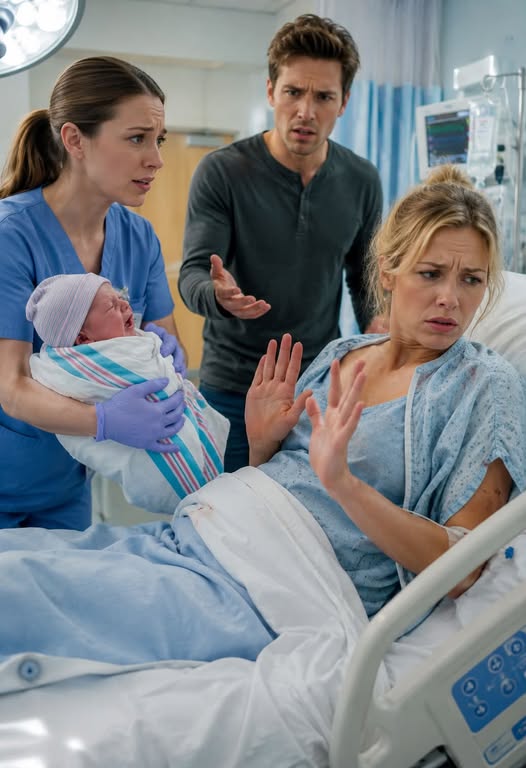 My wife looked at our crying newborn, pushed him back into the nurse’s arms, and said, “Formula is fine. I’m not ruining my breasts for anyone.” Five minutes later, I signed the papers that could stop her from taking our son home.