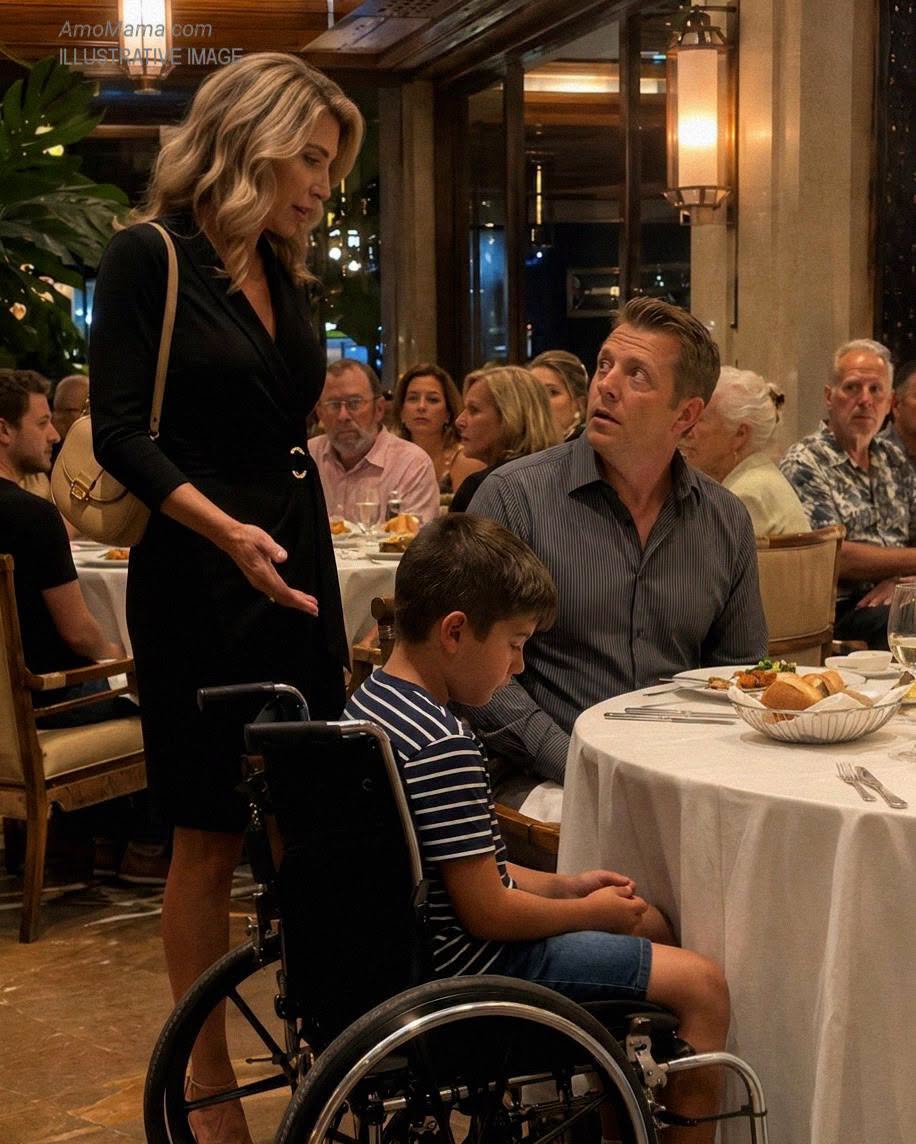 A woman asked us to remove my disabled son's wheelchair from the dining area, claiming it was "ruining everyone's meal" — she wasn't prepared for the response that followed from his mother.