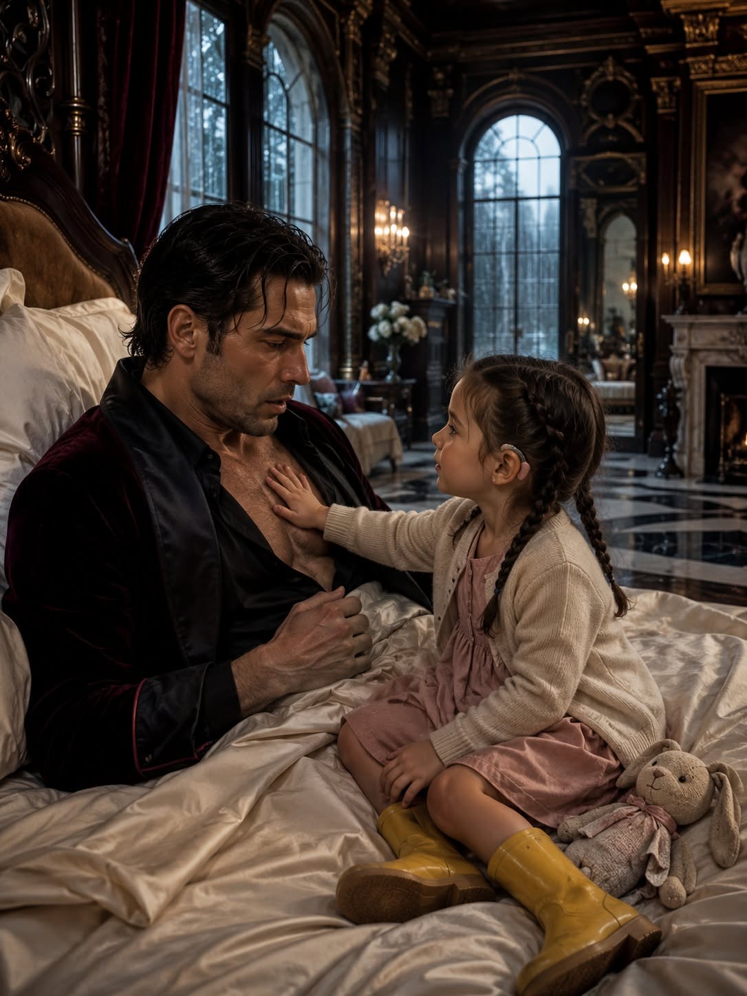 The Dying Mafia Boss Fired Every Nurse—Until a Poor Maid’s Deaf Daughter Entered His Forbidden Room and Heard the Heart No One Else Could Reach The first rule at Grayhaven House was simple. Never open Damian Volkov’s door.