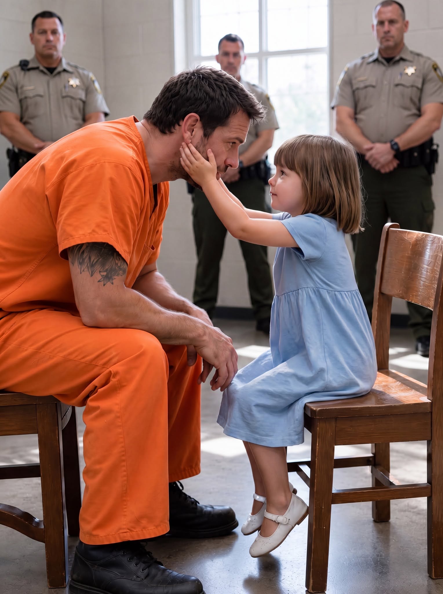 Hours Before His Final Sentence, an Inmate Asked to See His 8-Year-Old Daughter One Last Time—Then She Whispered Something That Made the Warden Stop Everything