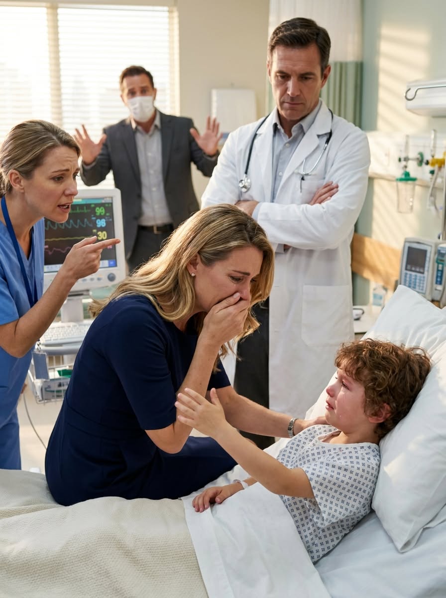 “The hospital told me an eleven-year-old boy had listed me as his emergency contact. I laughed and said they must have the wrong person—until I walked into his room, and the child looked up at me with tears in his eyes and whispered, ‘Mom... you finally came.’”