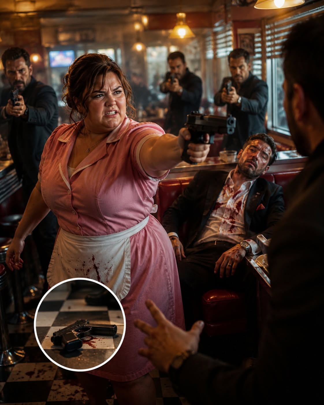 Bleeding Mafia Boss Begged a Curvy Diner Waitress for Coffee — Then His Own Family Sent Men to Kill Them Both