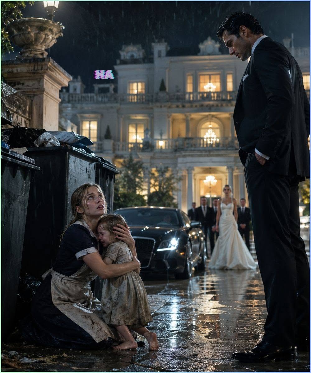 The Billionaire Mafia Boss Heard a Maid’s Toddler Begging Behind the Trash Cans, but Her Broken Words Exposed the Bride Chosen to Rule His House