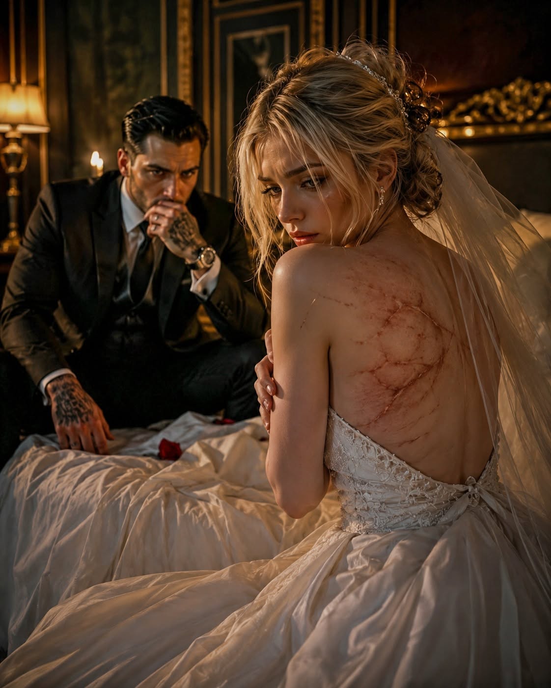 The Mafia Boss Married Me to Destroy My Family, but When He Saw My Scars on Our Wedding Night, His Revenge Chose a New Target