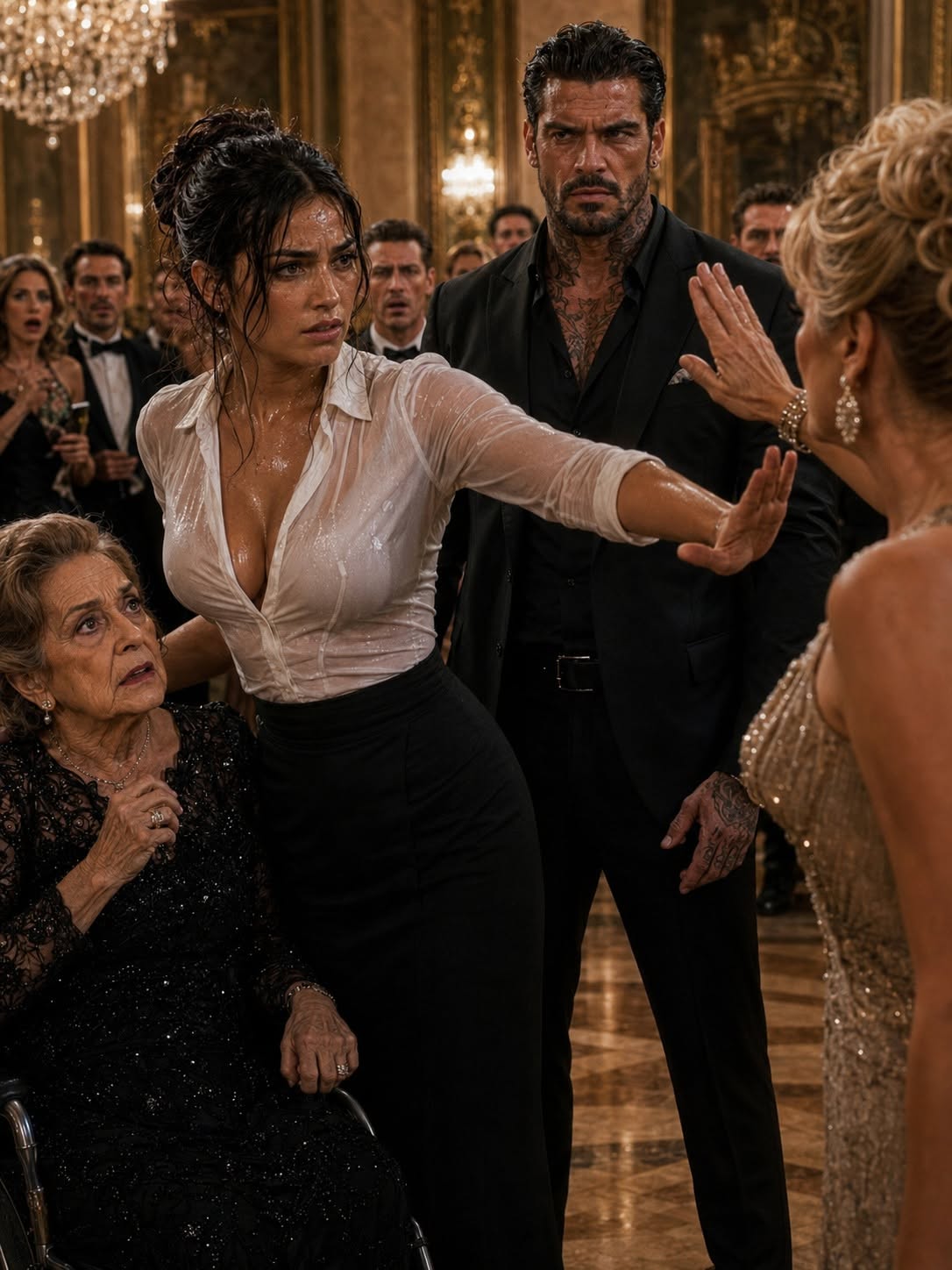 A Waitress Stopped a Rich Woman From Slapping the Mafia Boss’s Mother—By Morning, the Whole City Feared Her Name