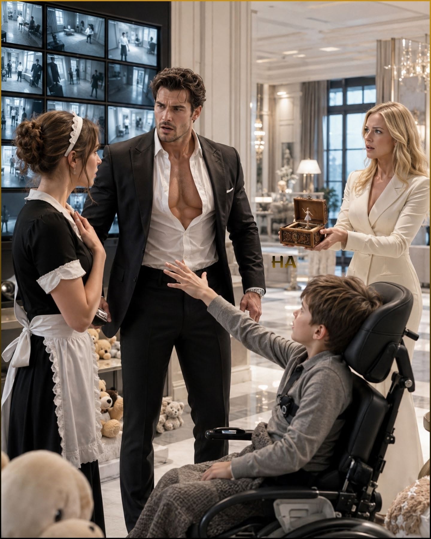 The mafia boss hides cameras to protect his paralyzed son, exposing the maid he suspects—then his fiancée unexpectedly brings the last resort for his mute son… only then does he understand what the maid had done