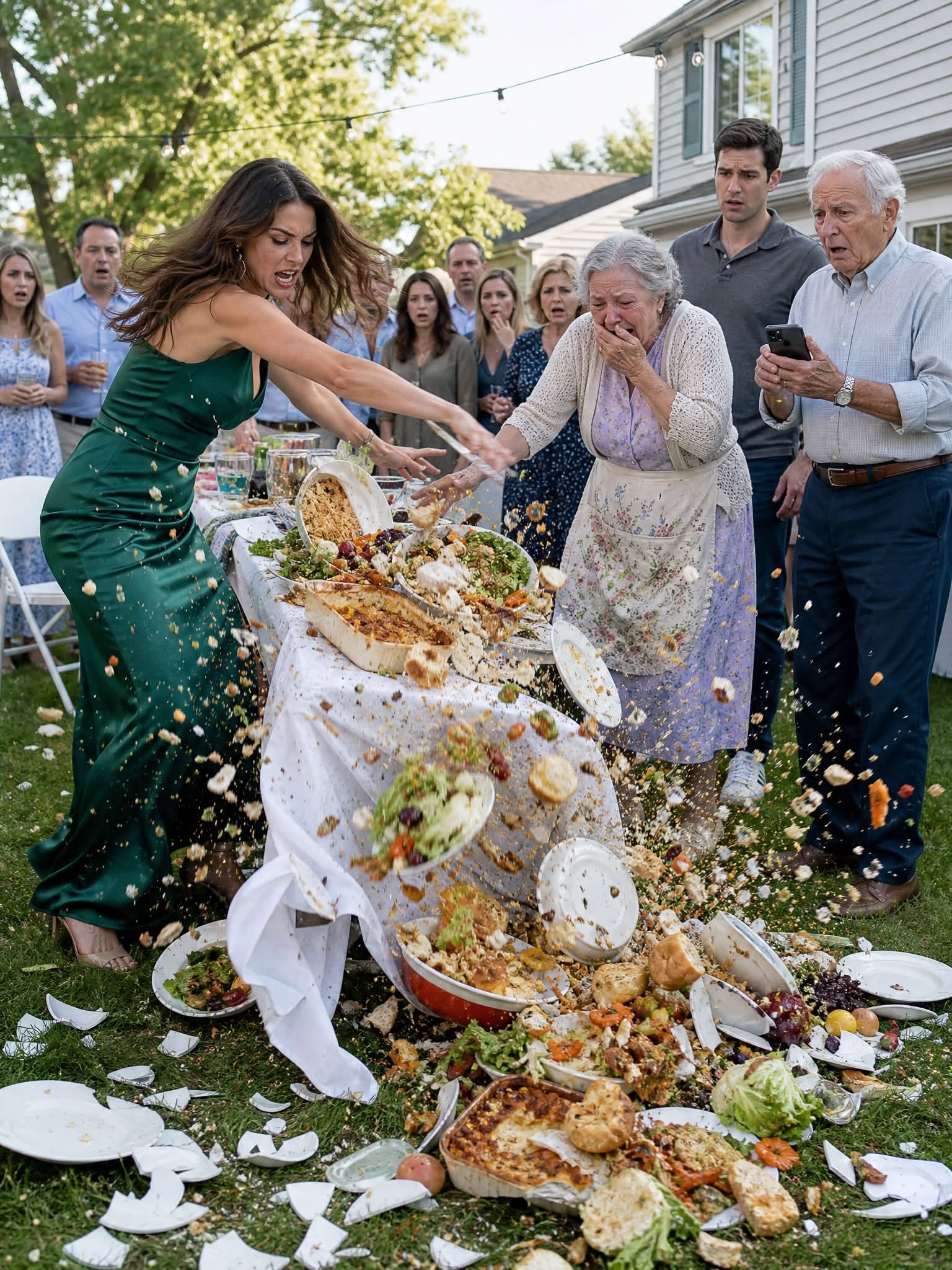 My wife spent two sleepless nights cooking forty-three homemade dishes for our granddaughter's birthday. Just before dinner, my daughter-in-law smiled, told seventy-five guests the party had been moved to a luxury restaurant, and walked away without lifting a single serving lid. I thought the worst part was watching my wife cry. I was wrong...