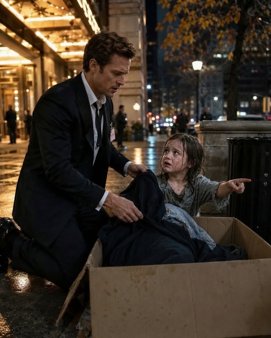 A HOMELESS GIRL SLEEPS IN A BOX AND ASKS A BILLIONAIRE TO PROTECT HER FRIEND—HIS RESPONSE STUNS ALL