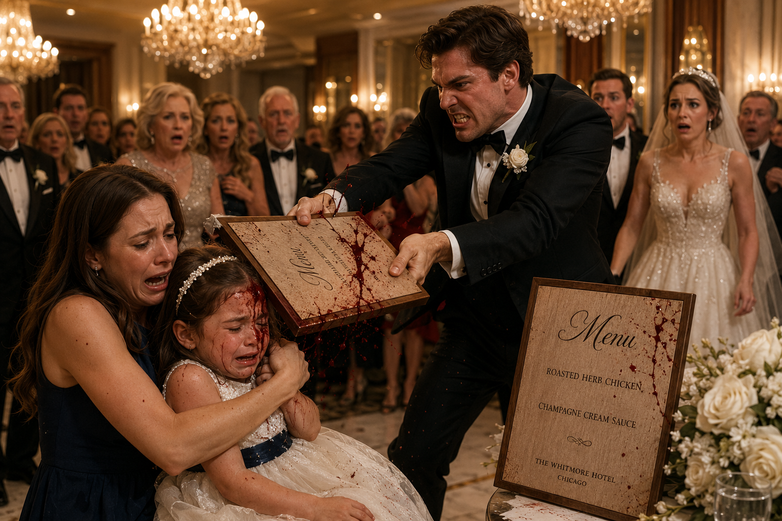 He Framed My 8-Year-Old Daughter at His Wedding… Then the Wedding CCTV Exposed Everything