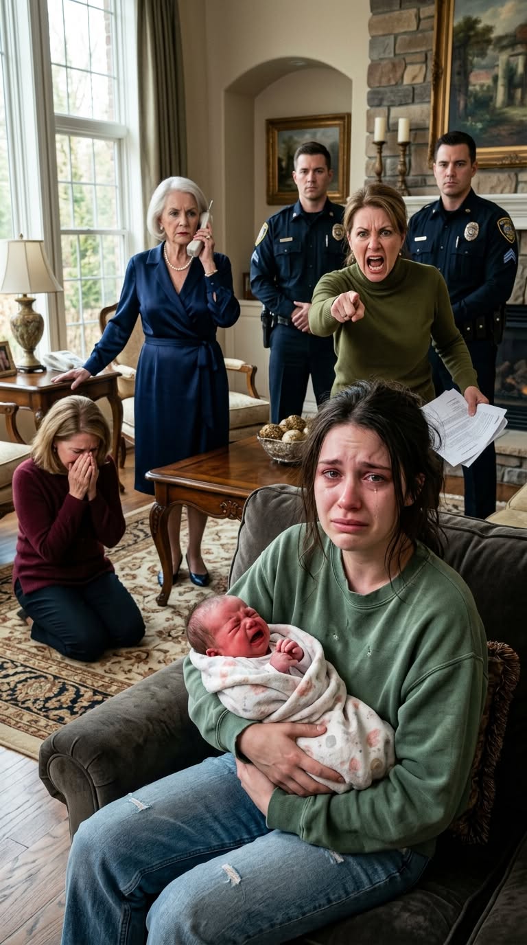 I arrived at my aunt's house in faded clothes, holding my baby. My wealthy grandmother stared at me in shock. "Wasn’t the $180,000 I sent you enough?" she asked. I had sold my wedding ring just to buy baby formula. "I never received any money," I whispered. My aunt dropped a silver candle, quickly pulling out fake emails claiming I wasted it on luxury trips. Grandma didn't react. She calmly pulled out her phone and unlocked the darkest secret hidden years...