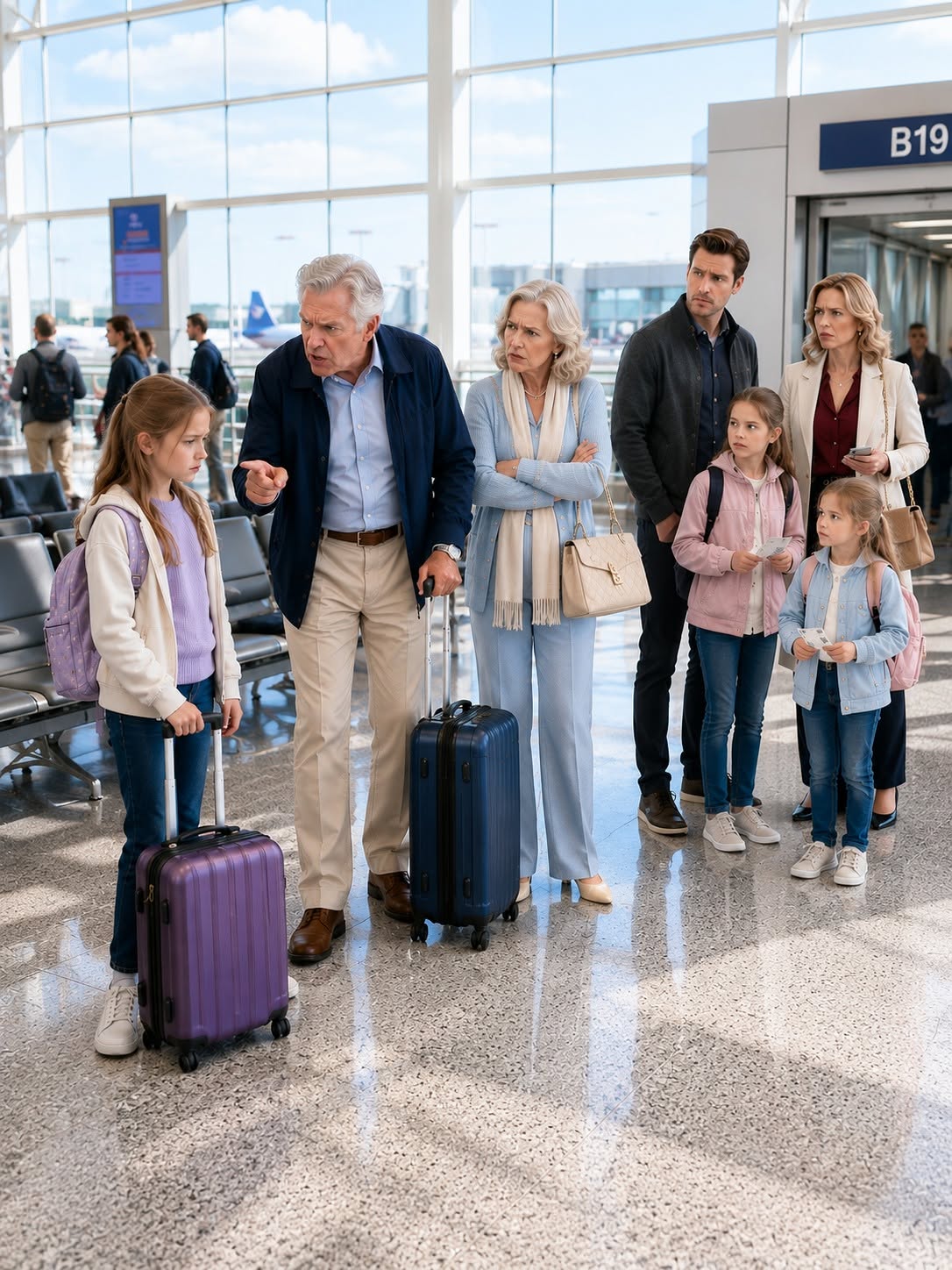"Mom, Grandma And Everyone Else Got On The Plane Without Me". My Nine-Year-Old Daughter Whispered Those Words From Gate B19 While Five Adults Enjoyed Their First-Class Seats. They Thought I Would Buy Another Ticket, Fix The Problem, And Pretend Nothing Happened. This Time, I Saved Every Message Instead.
