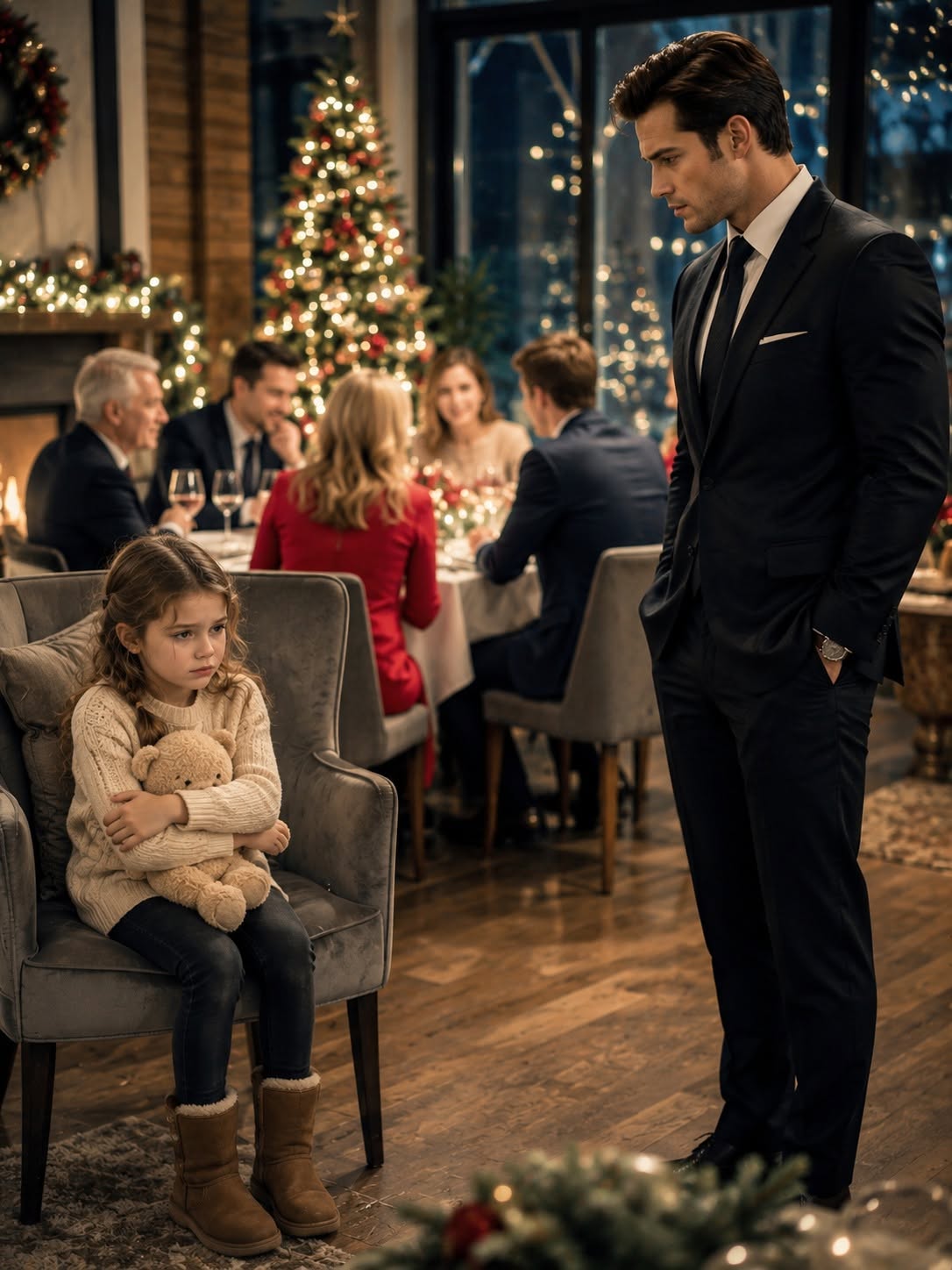 The CEO Saw a Stepmother Lock an 8-Year-Old Out of Christmas Dinner — Then He Stepped In