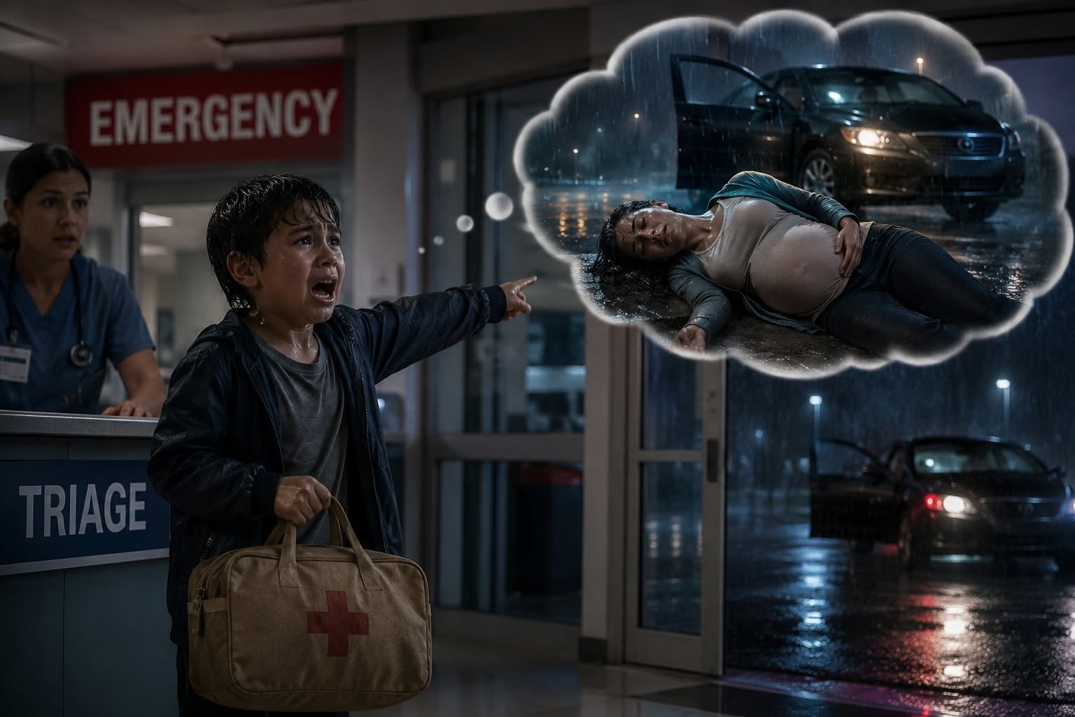 A little boy ran through them carrying a canvas medicine bag almost as large as his chest.