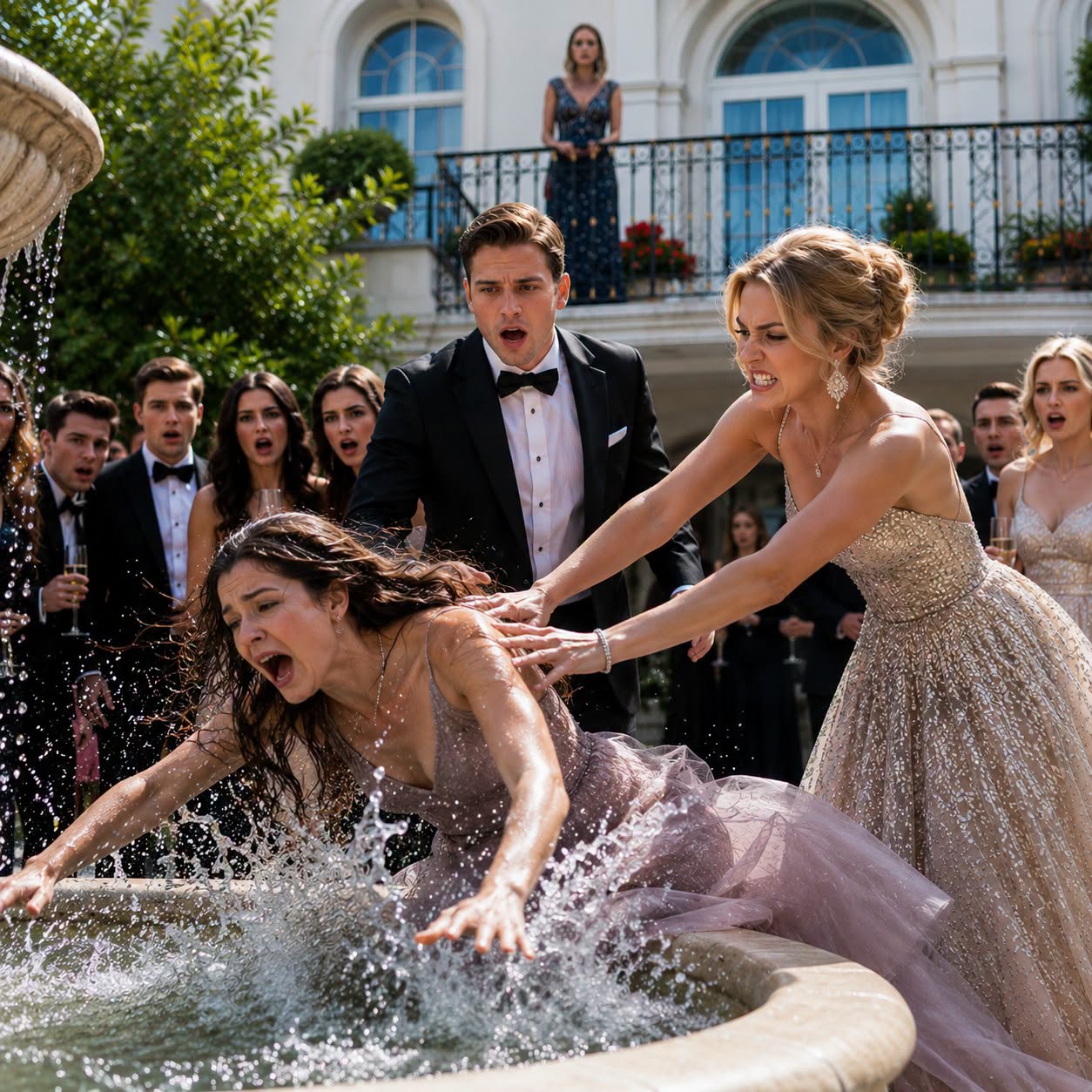 My fiancée thought humiliating my sister in front of high-society guests would prove she belonged in my world. She had no idea my world wasn’t built in ballrooms—it was built in places where people learn exactly how to survive betrayal. So while she laughed at my family from the fountain’s edge, I made one silent move. By the end of the night, her perfect future was already gone...