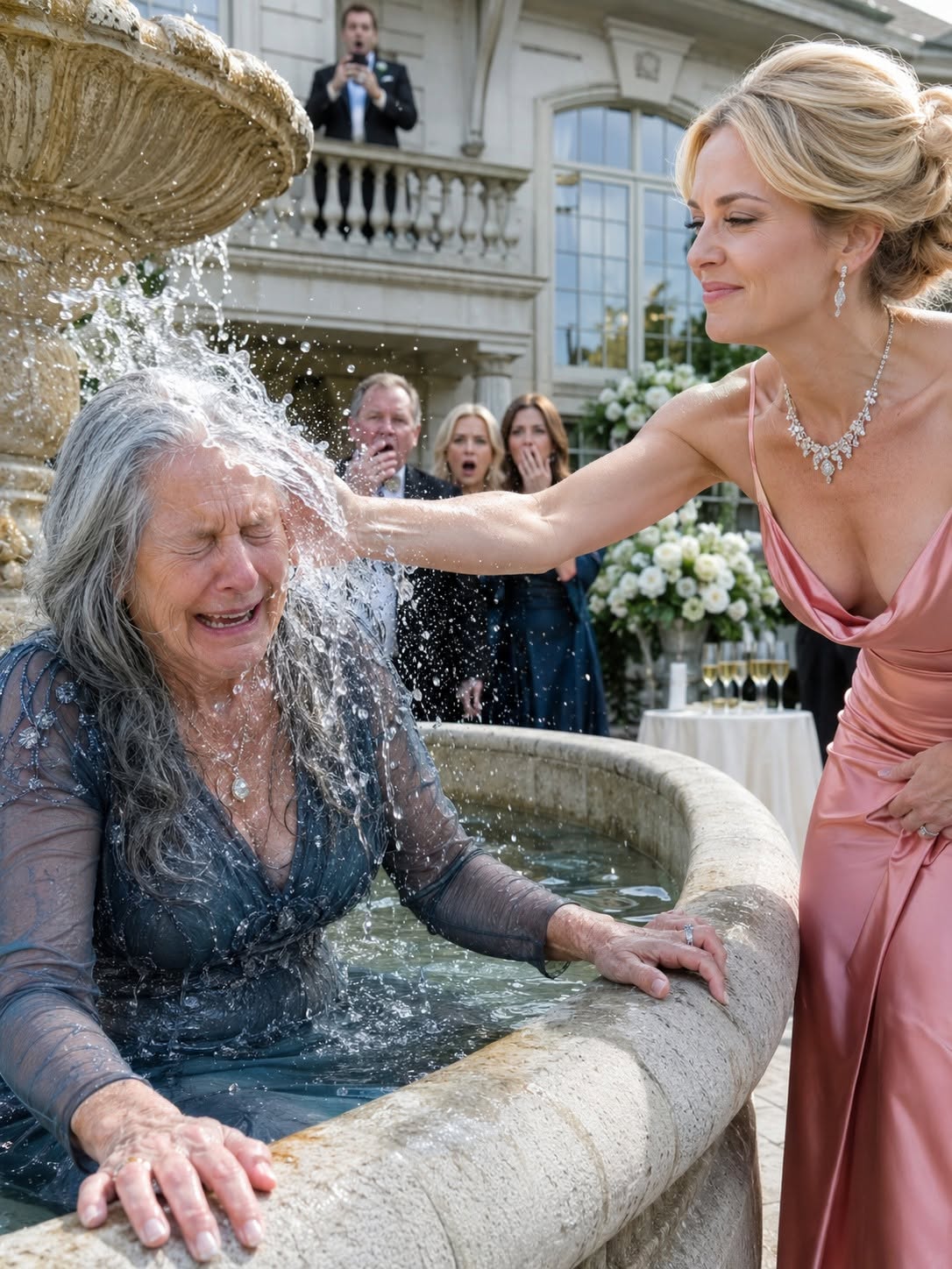 My Fiancée Pushed My Mother Into a Fountain at Our $3 Million Engagement Party... She Stopped Laughing When I Erased Her $10 Million Future With One Phone Call.