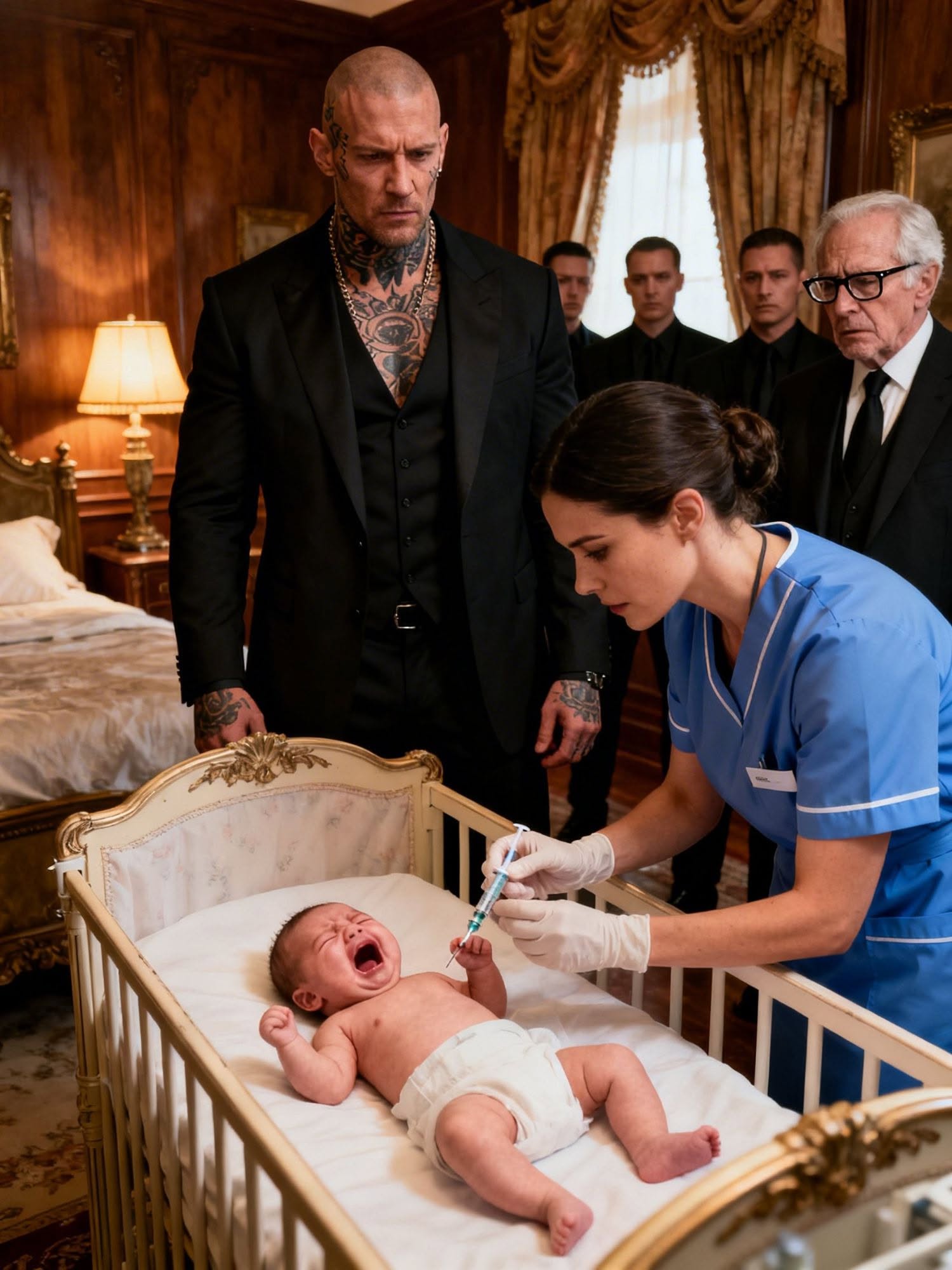 Dozens of doctors were baffled by the cries of the tycoon's newborn… but the poor nurse saw what all the rich people overlooked.