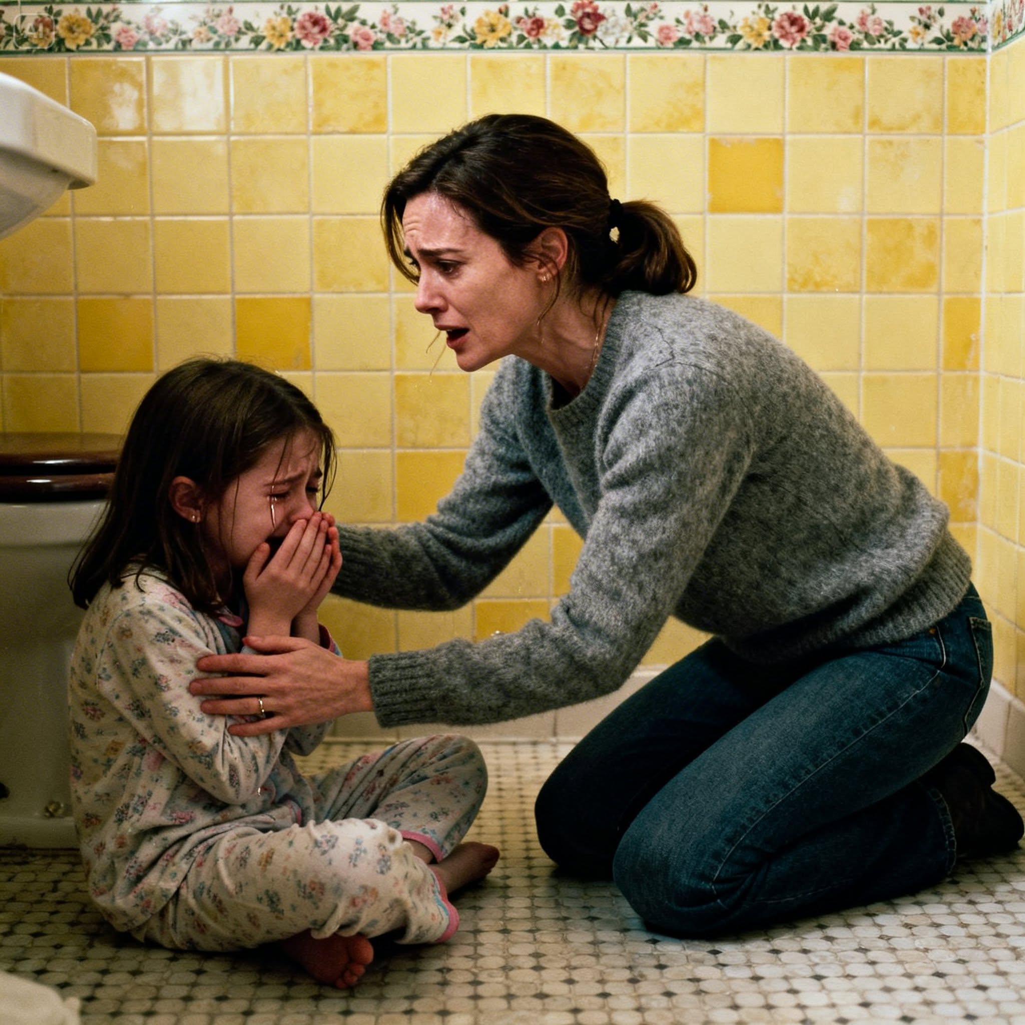 After I remarried, my 6-year-old daughter suddenly became so afraid of bathing that she trembled and cried every night… until I heard the real reason, I was breathless.