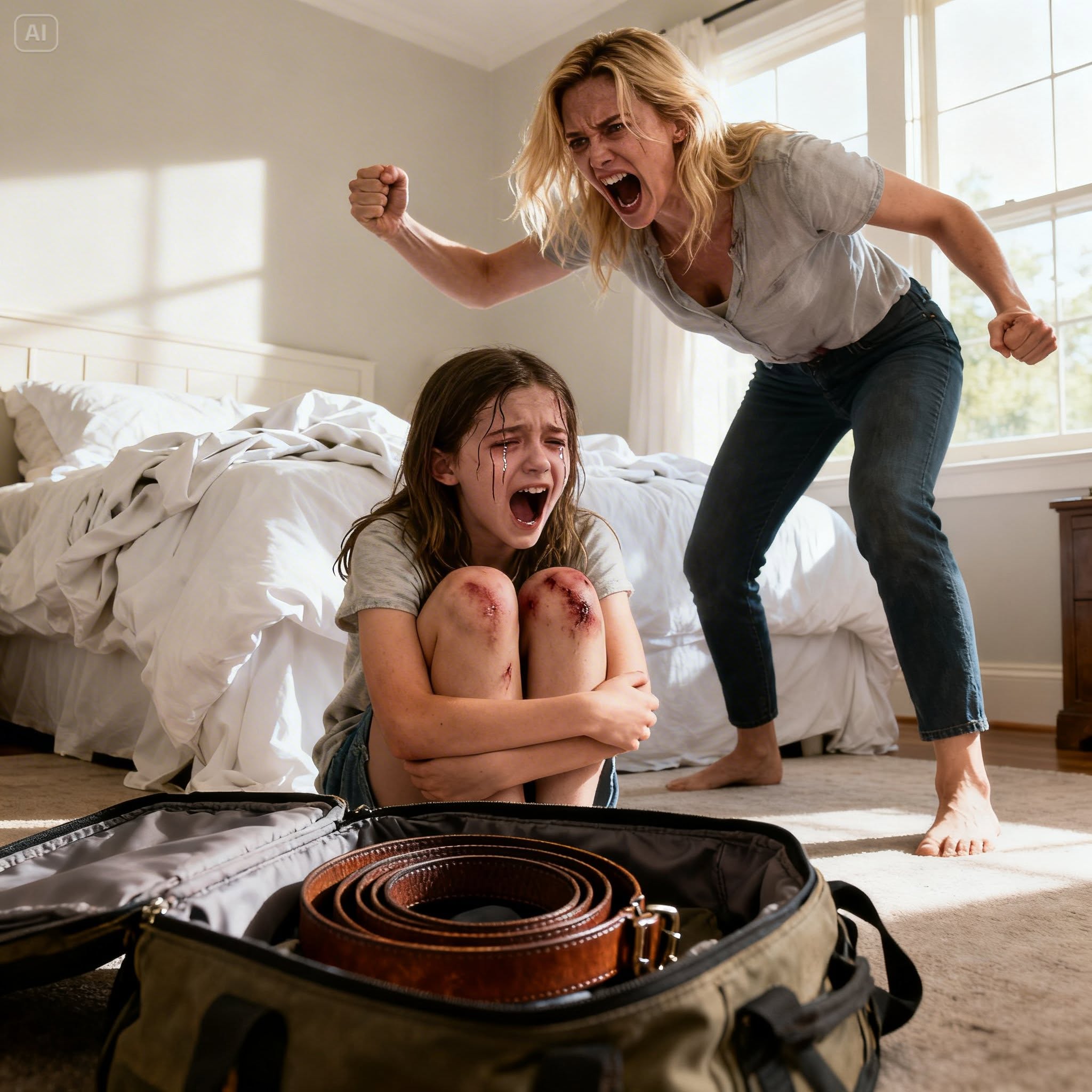"If I tell them, they'll hurt you, Mom..."—A daughter's plea exposed a horrifying secret.