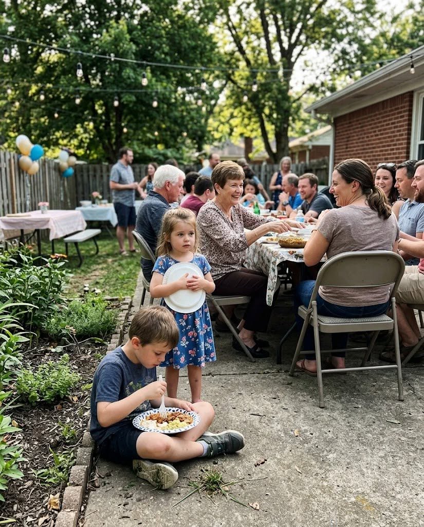 At a family gathering, my son was made to sit on the floor to eat while all the adults had chairs. My mother-in-law even smiled and told me, "Don't spoil the fun." I didn't argue, I didn't cry, I just took the children's hands and left. Three hours later, when the truth about my behavior was revealed, the whole family understood why my silence had ended.