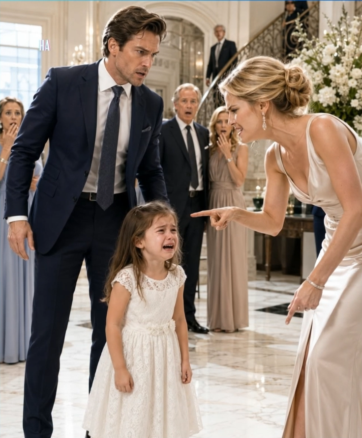 The billionaire thought money could protect his family until his fiancée blamed a crying little girl in front of everyone