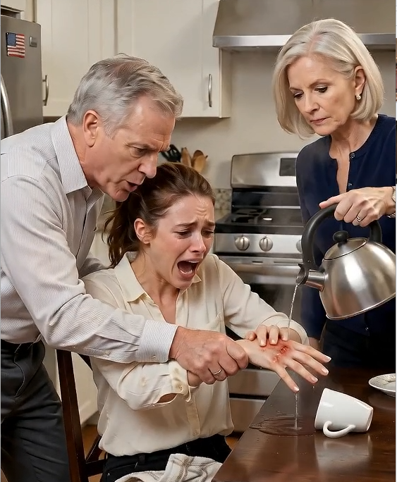 Three days before I married a schoolteacher my parents hated, my mother burned my ring hand with boiling water. My father said, "You will cancel by morning." I said nothing, drove to the ER, and a nurse asked why this burn looked so familiar