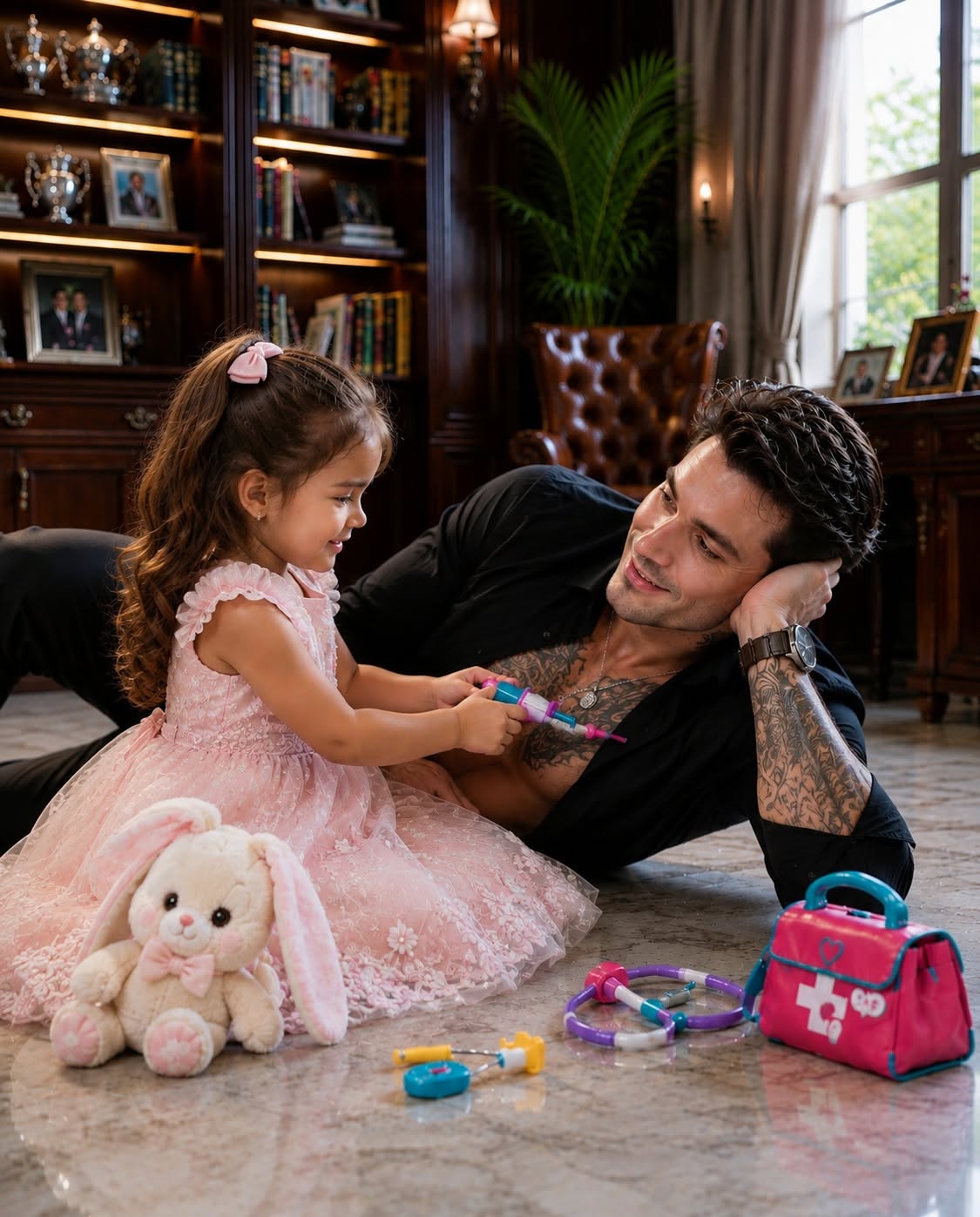 2A four-year-old maid’s daughter used her last EpiPen to save the dying mafia boss everyone feared—after someone inside his own mansion poisoned his wine. But as I knelt beside him, one hidden camera was about to expose the traitor who had watched him collapse.