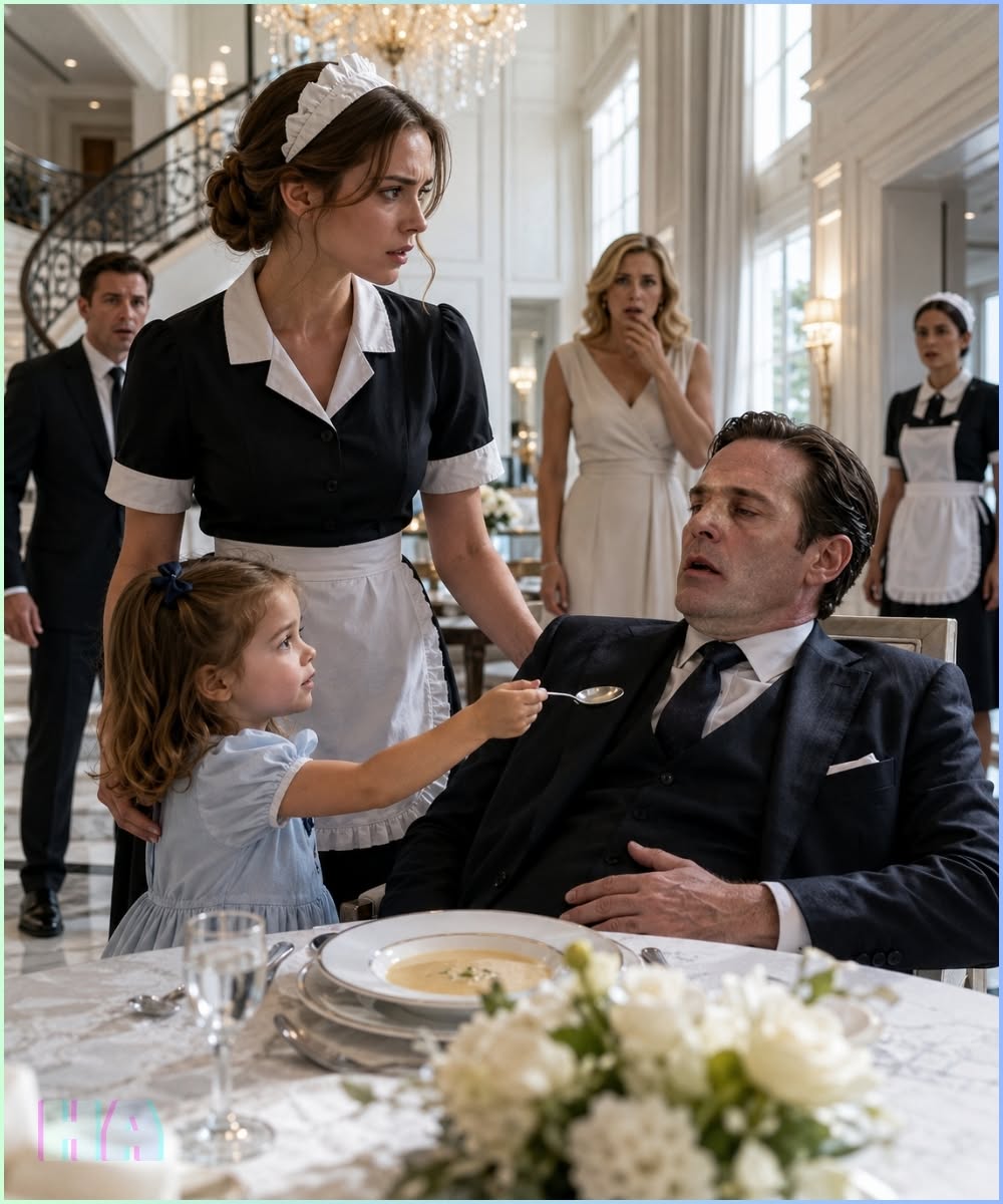 The Maid’s Toddler Asked the Dying Crime Boss to Eat With Her, but the Spoon She Tasted First Exposed the Killer Under His Own Roof