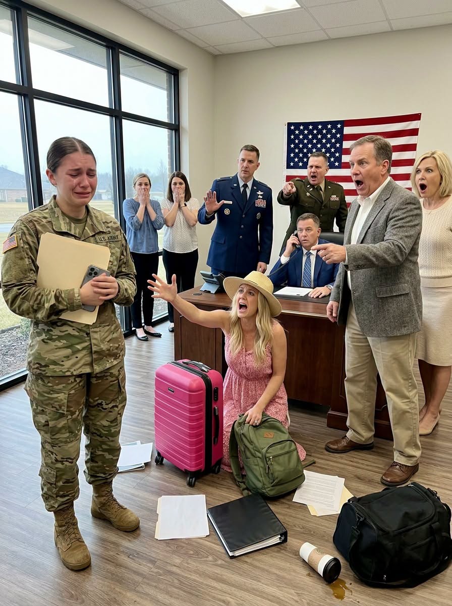 While I was stationed in Texas, my stepfather called simply to gloat. “I sold your father’s cabin to pay our debts—and cover Brianna’s vacation to Hawaii!” he laughed. I did not raise my voice. I only said, “Thank you for telling me.” He believed I was too far away and completely helpless to stop him.