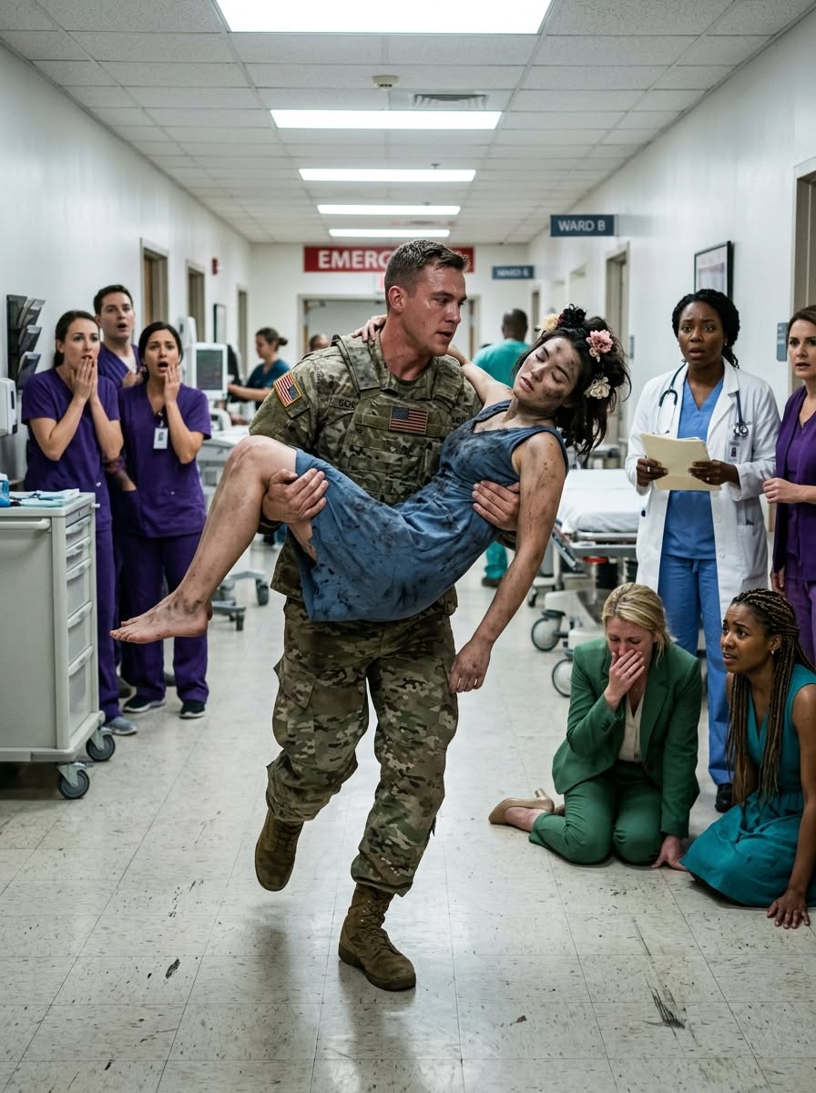 "After two years in the military, I returned home early with flowers in one hand and my discharge papers in the other, eager to surprise my wife. But before I reached the porch, the bouquet slipped from my fingers.