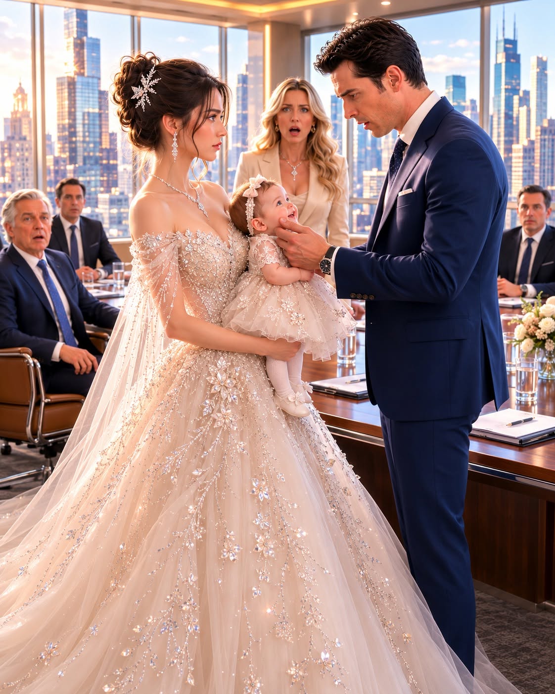 The day my billionaire husband tried to erase our marriage with a single signature, I walked into his divorce hearing carrying the daughter he never knew he had. The moment his eyes locked on the baby in my arms, the most powerful man in the room lost the one thing his fortune could never buy—control.