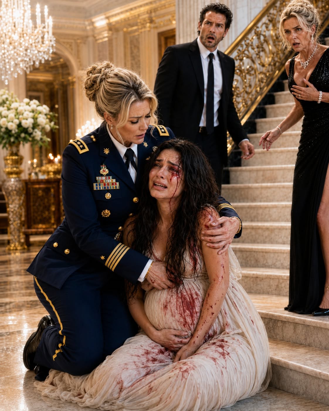 My pregnant daughter appeared at my door after her billionaire in-laws tried to destroy her unborn child while her husband stood by and watched. They believed they had terrified an ordinary retired woman—until they learned I was Colonel Evelyn Hart, a former U.S. Army intelligence commander who had spent thirty years bringing more powerful men than them to their knees.