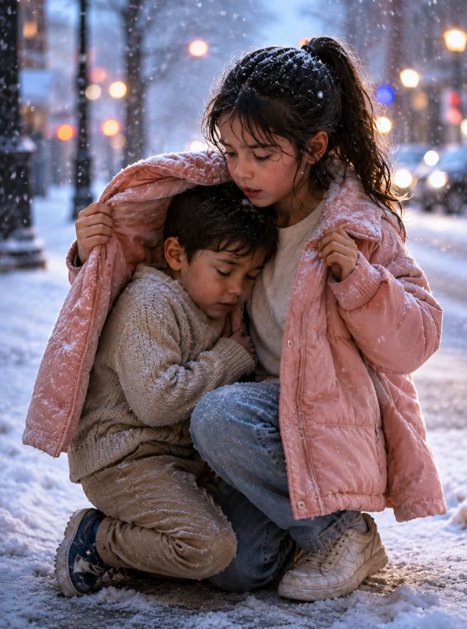 The son of the most feared mafia boss in the city was lying injured and freezing in Central Park, and I—a homeless girl people walked past like I didn’t exist—was the only one who stopped. I gave him the coat keeping me alive, but when his father arrived with armed men, one desperate sentence from the boy stopped me from disappearing—and changed my life forever.