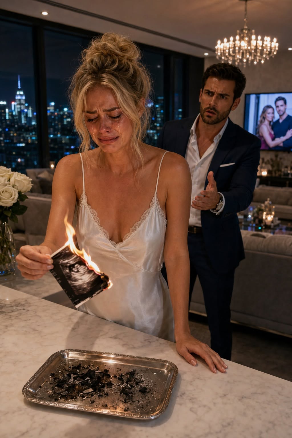 "She Burned the Ultrasound After Seeing Her Baby’s Billionaire Father Engaged on TV.....But He Found Her and Said, “I Didn't Come for an Heir. I Came for You”.... Then everything changed.....