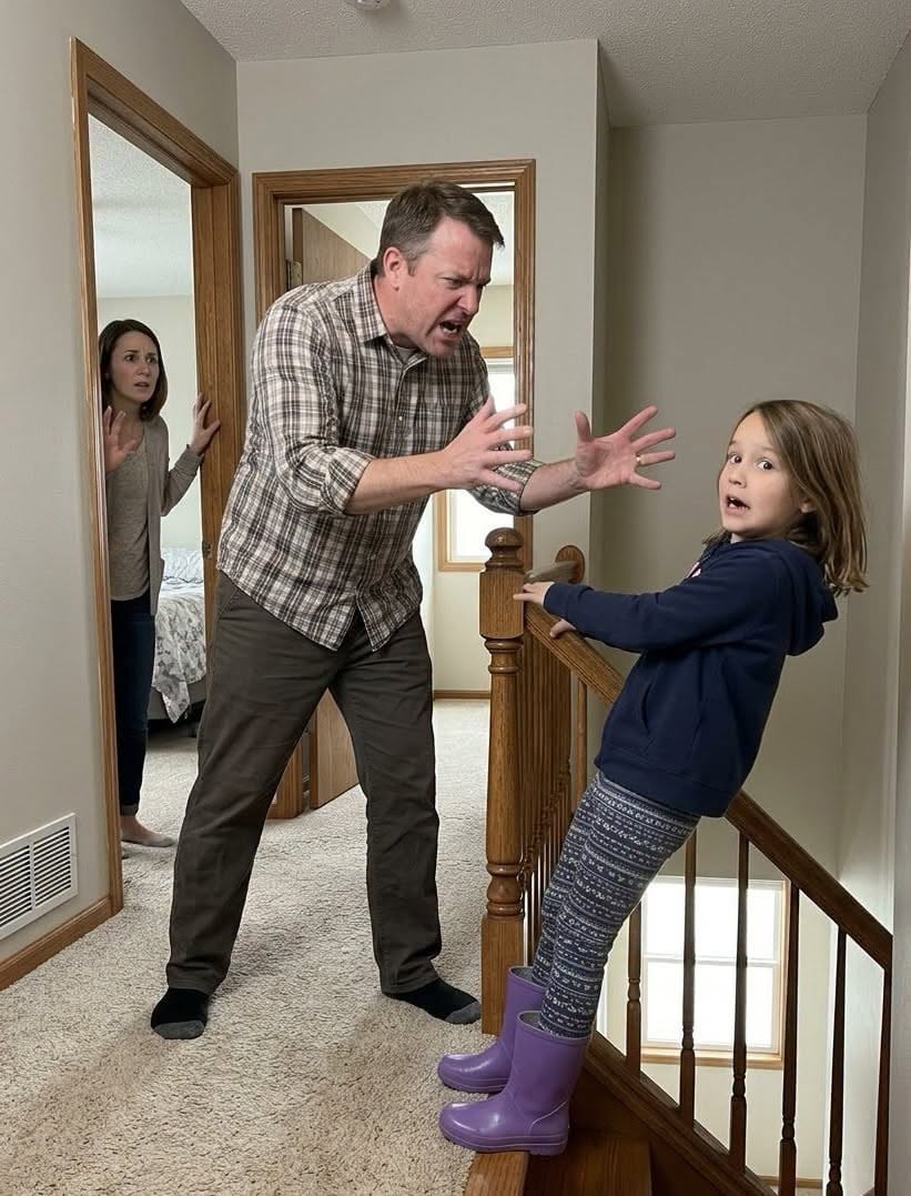 My seven-year-old daughter found my husband and my sister in my bed, and he threw her down the stairs to keep her quiet. When the hospital called, my baby whispered, “Mom, I’m sorry,” then told me they were still home drinking whiskey—because the town’s perfect father and her favorite aunt thought I would shatter before I fought back.