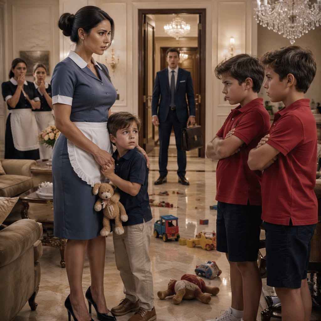 I WALKED INTO A BILLIONAIRE'S BROKEN MANSION WITH MY LITTLE SON—THEN HIS TWIN BOYS HANDED ME A TEST THEIR FATHER HAD FAILED FOR YEARS