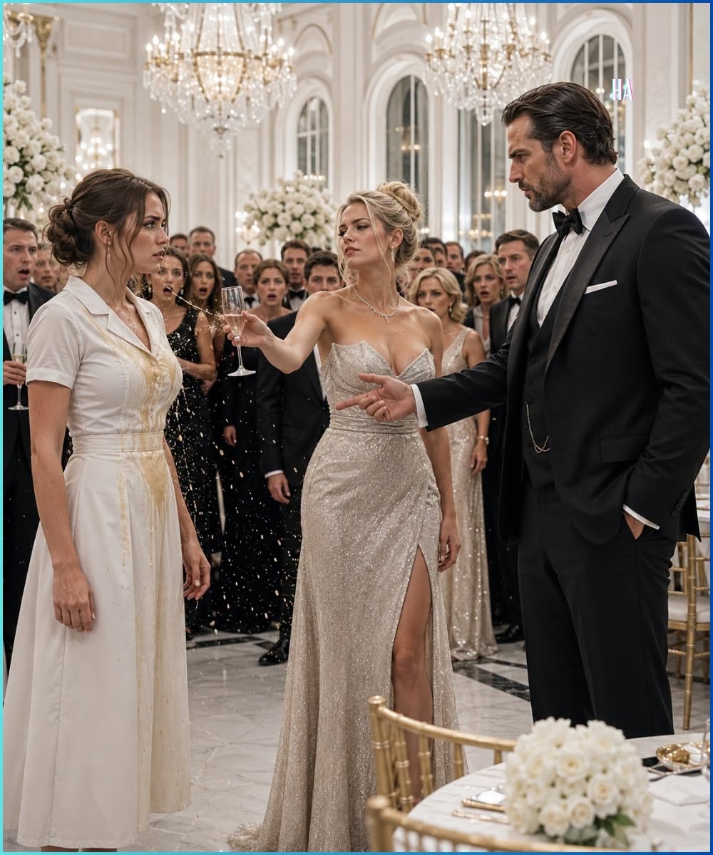 A jealous heiress spilled champagne on the curvy nanny in front of New York’s richest families, and the mafia boss asked one question that ruined her.