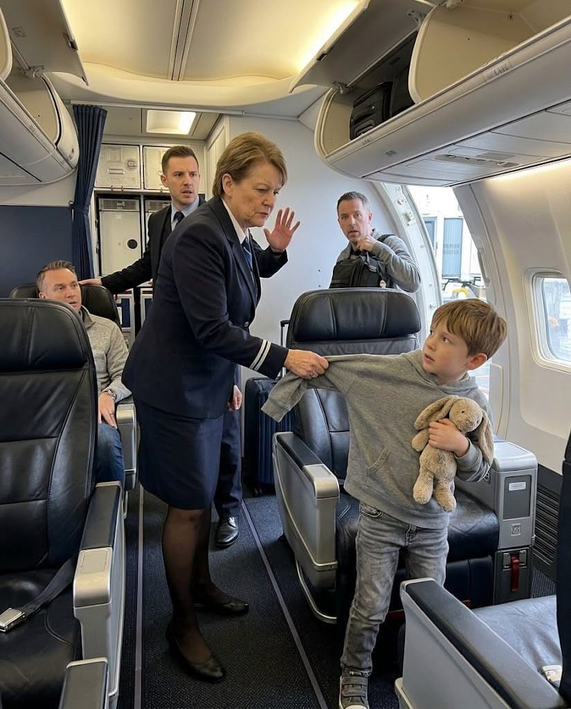 “You Can’t Sit In First Class,” A Veteran Flight Attendant Told A Quiet 6-Year-Old Boy Before Grabbing His Arm To Escort Him Away… But The Moment Another Crew Member Checked His Passenger Record And Went Pale, The Entire Cabin Realized This Child Wasn’t In The Wrong Seat At All...