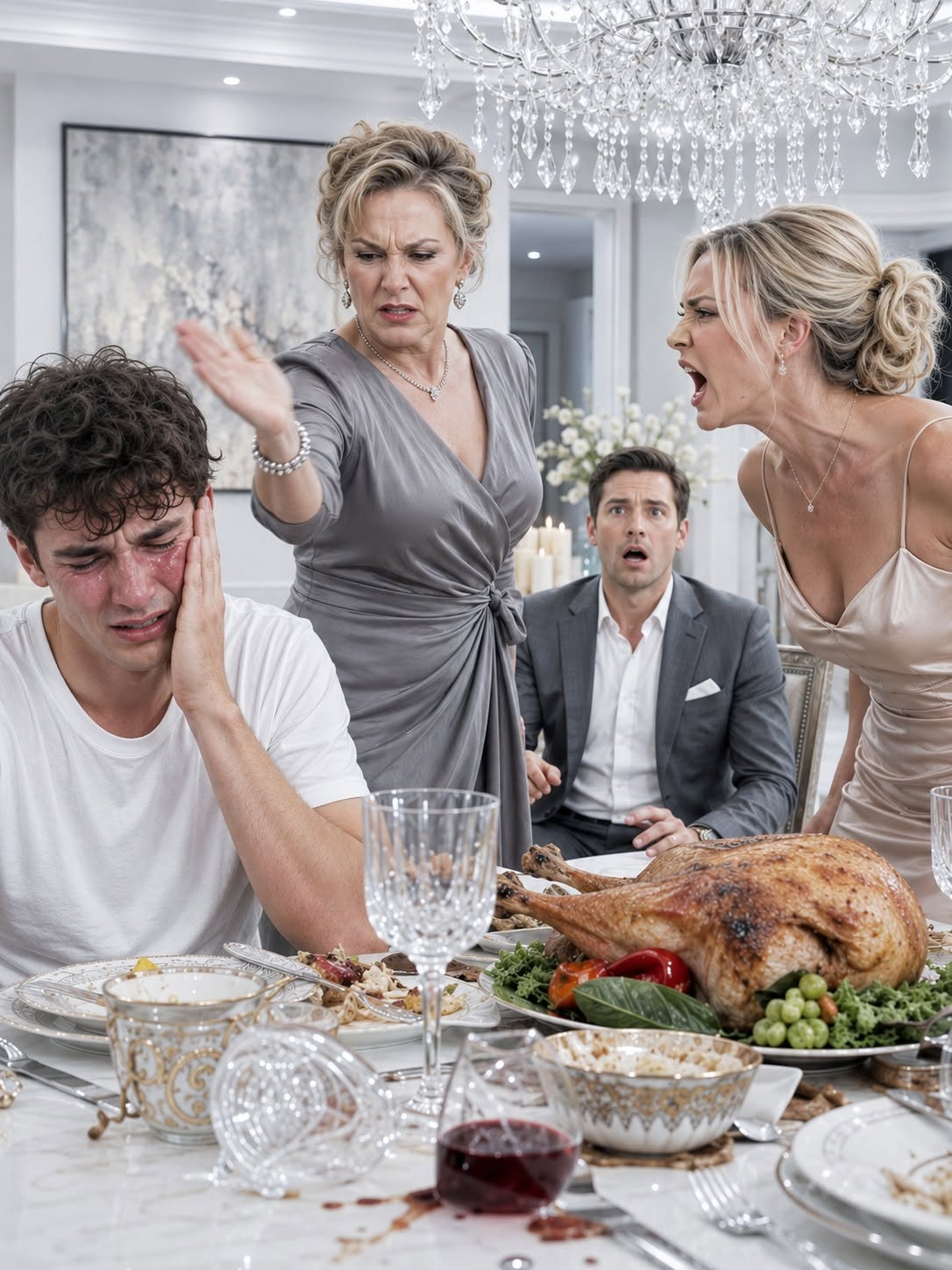 My younger brother had been traveling for six hours and had barely picked up a chicken drumstick when my mother-in-law sl:app:ed him across the mouth in front of my husband. “You greedy little pig! Nobody comes here to eat for free!” I didn't argue. I simply closed the door, picked up the laptop he had forgotten, and found a $150,000 transfer that would change our family forever.