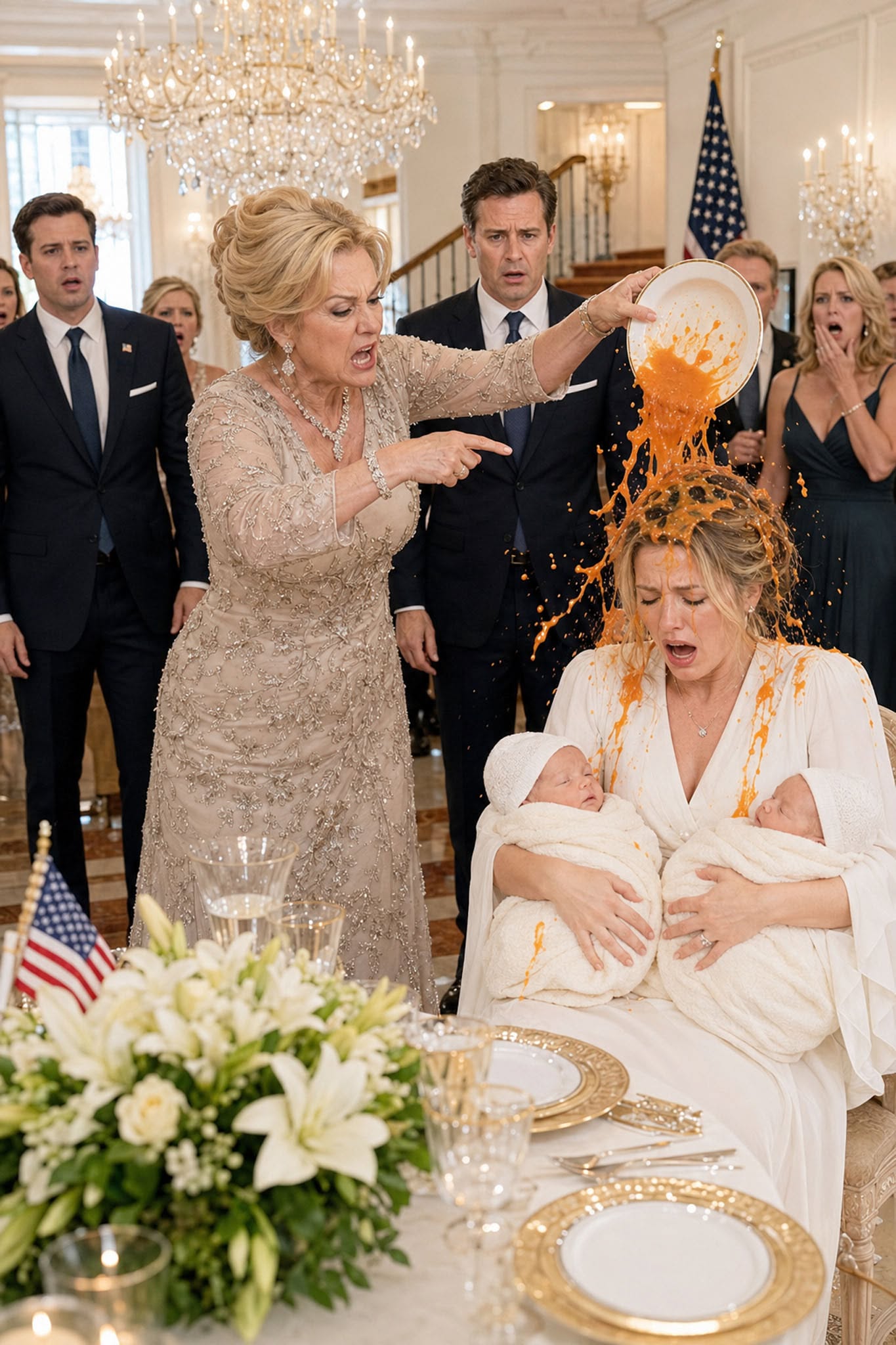 At My Husband’s Housewarming, My Mother-in-Law Threw Leftover Soup at Me and My Two Daughters—So I Walked Out Quietly, and One Hour Later His $40,000 Card Declined Before 200 Guests...