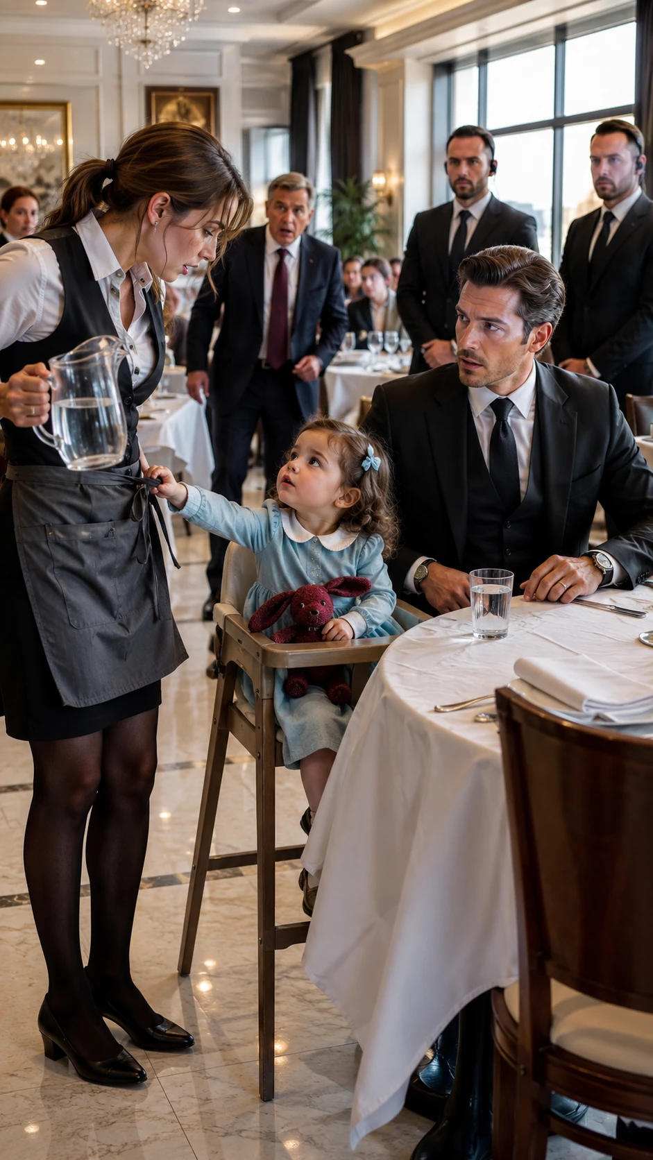 “MAMA!” The silent mafia boss’s daughter screamed at a waitress—and when the boss saw the woman’s face, he realized the child he thought was his had been stolen from another mother two years ago.