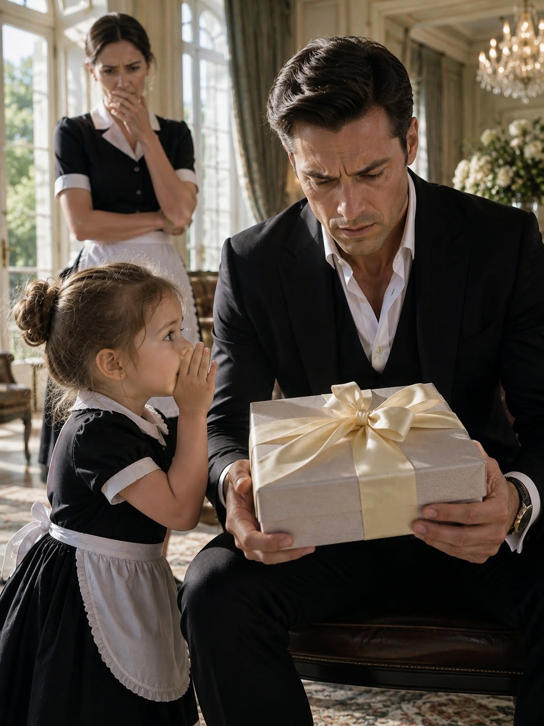 2"“Please Check That Gift Box, Sir,” the Maid's Toddler Whispered—The Mafia Boss Turned Pale the Moment He Opened It