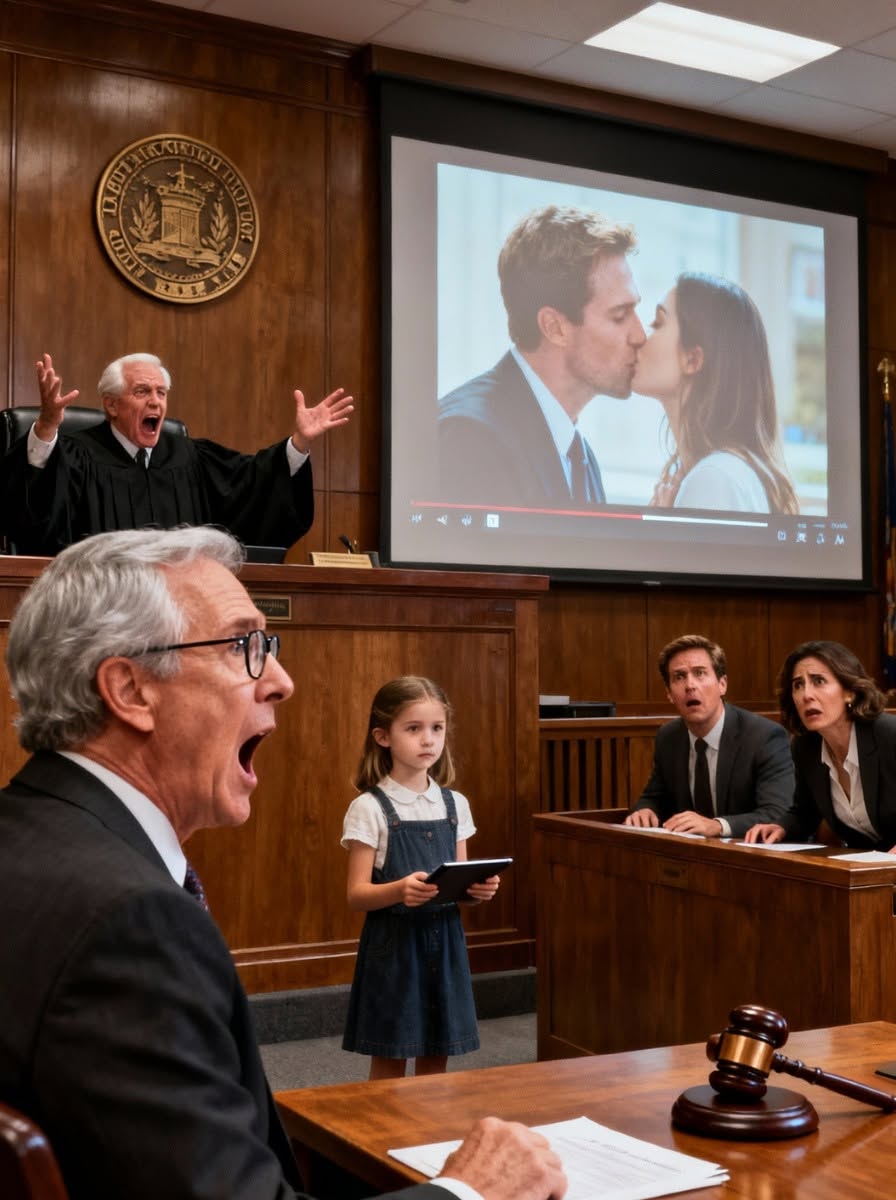 My husband asked for a divorce. Then our 10 year old daughter looked at the judge and said, “Your Honor, can I show you something my mom doesn’t know about?” The judge allowed it. When the video started, no one in the courtroom made a sound.
