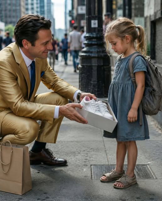 A little girl stopped me on a busy city sidewalk and asked for a pair of school shoes. The shoes cost me just $45. What I didn't know was that her desperate promise to repay me one day would lead me to a dying secret, a struggling mother, and a truth powerful enough to change my life forever.