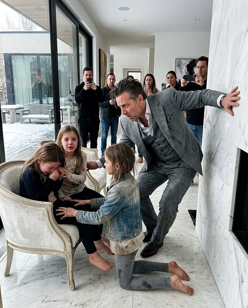 3A billionaire laughed at a little girl in his mansion...