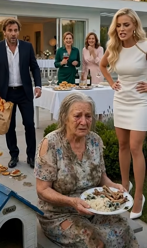 "At a lavish family gathering, an elderly woman unexpectedly appears and immediately becomes the target of cruel whispers and mocking glances. As she struggles to explain why she has come, an unexpected arrival changes the atmosphere in an instant. What follows leaves everyone staring in stunned silence as a long-buried secret begins to surface.