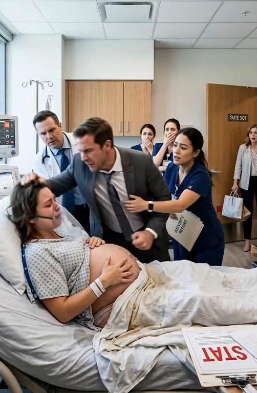 A furious man storms into a hospital room and violently accuses a pregnant woman, sobbing in fear, of betraying him. He screams that the baby can't possibly be his as terrified nurses struggle to hold him back. The room erupts into chaos until one nurse suddenly freezes after reading a medical file, her face draining of color. In the final chilling moment, she slowly looks up at the man and whispers, "I know who the baby's father is," leaving everyone in the room paralyzed with fear.