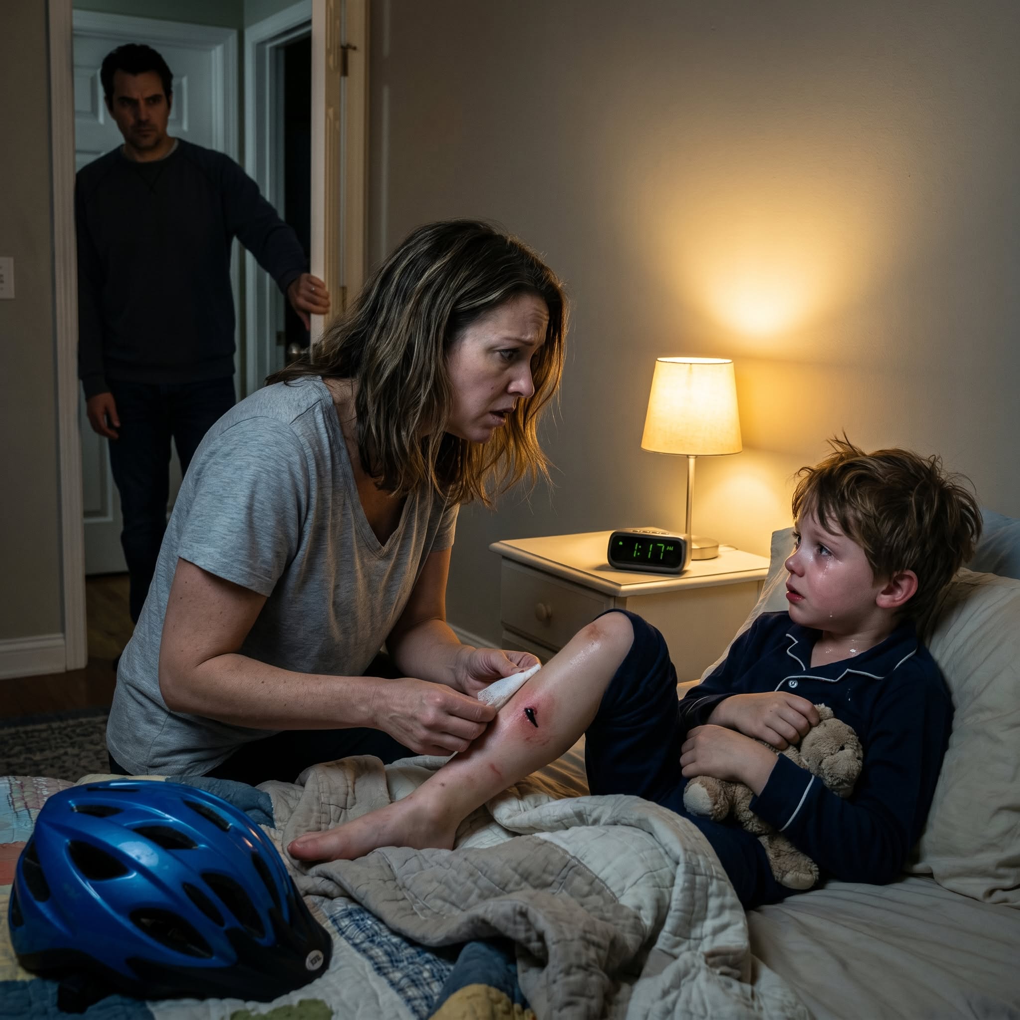 My Doctor Husband Treated Our Son’s Deep Cut And Told Me Not To Worry—But In The Middle Of The Night, A Strange Smell From The Bandage Revealed Something Horrifying…