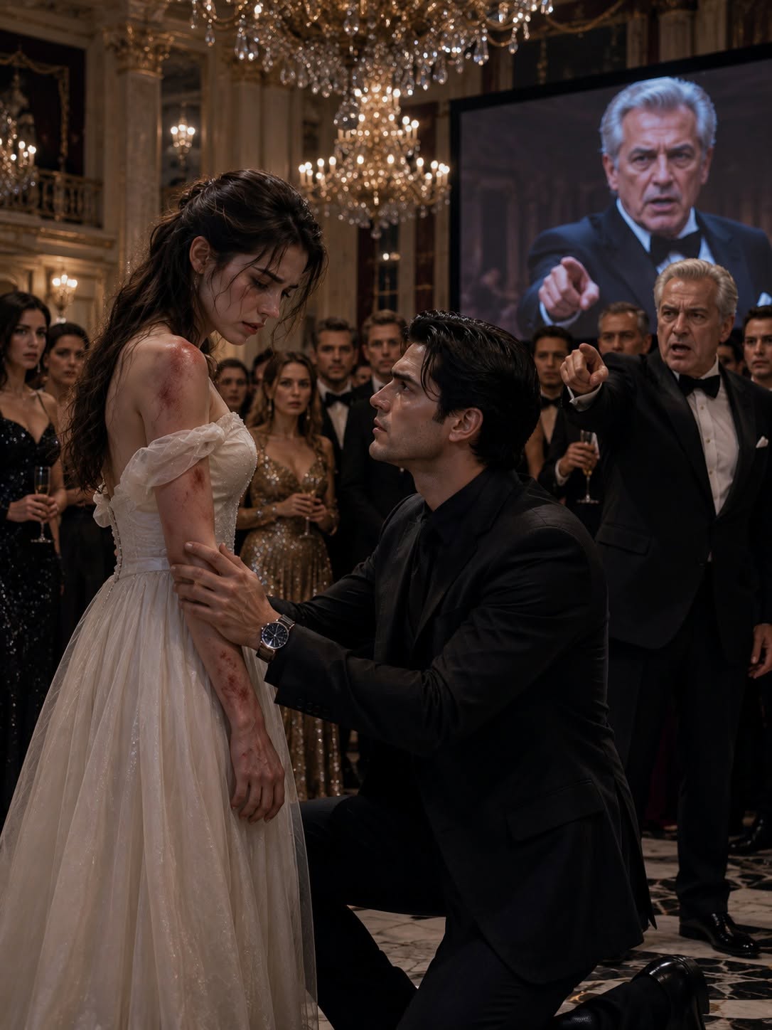 The Mafia Boss Was Supposed To Claim Her Without Mercy—Then He Saw Her Bruises And Turned Her Father’s Own Celebration Into A Public Trial.
