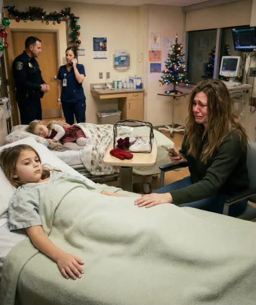 3On Christmas Day, I left my eight-year-old daughter at my parents’ front door, holding her three-year-old sister’s mitten-covered hand, so I could return to my husband’s emergency surgery. Before the night was over, a different hospital called to tell me both girls had been discovered outside in the bitter, freezing darkness.