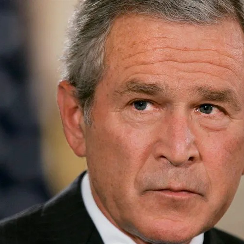 George W. Bush admits that he tested positive for…See more